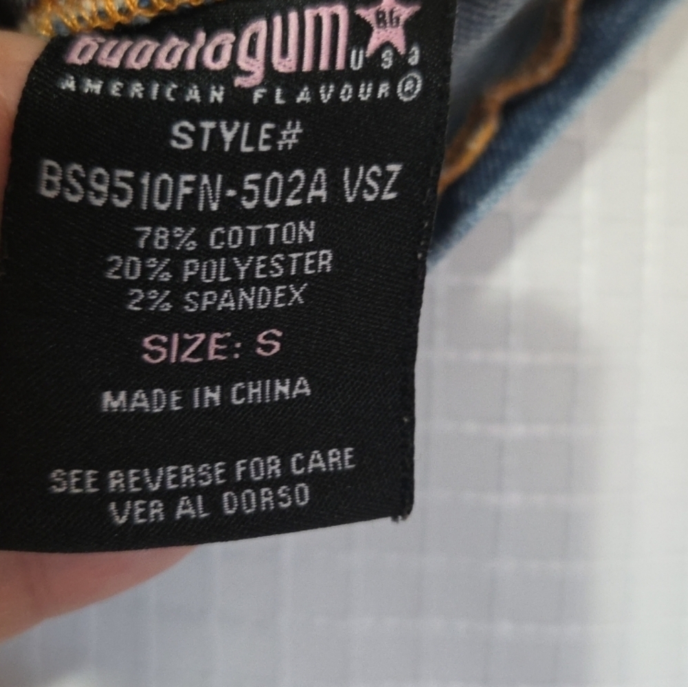 Bubblegum Denim Vest Size Small  Y2K - Picture 4 of 8
